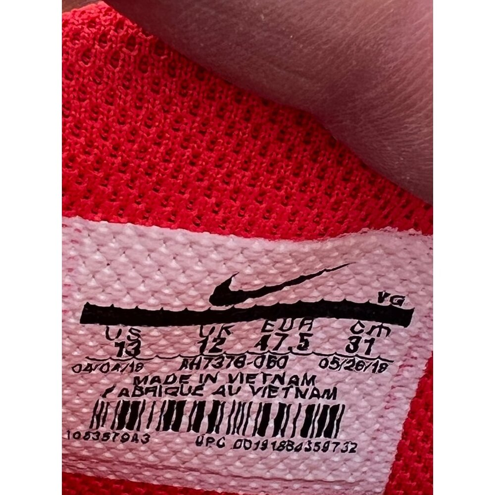 Nike Mercurial Vapor Soccer Cleats Men’s Sz 13 Gray & Red LtWt Performance Shoes - Picture 11 of 11